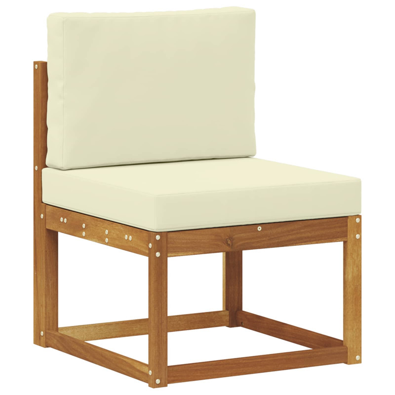 Środkowa sofa ogrodowa Lite Drewno Akacji