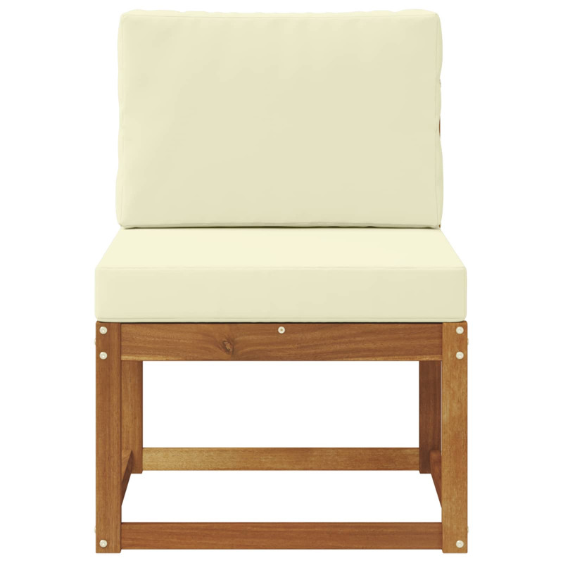 Środkowa sofa ogrodowa Lite Drewno Akacji