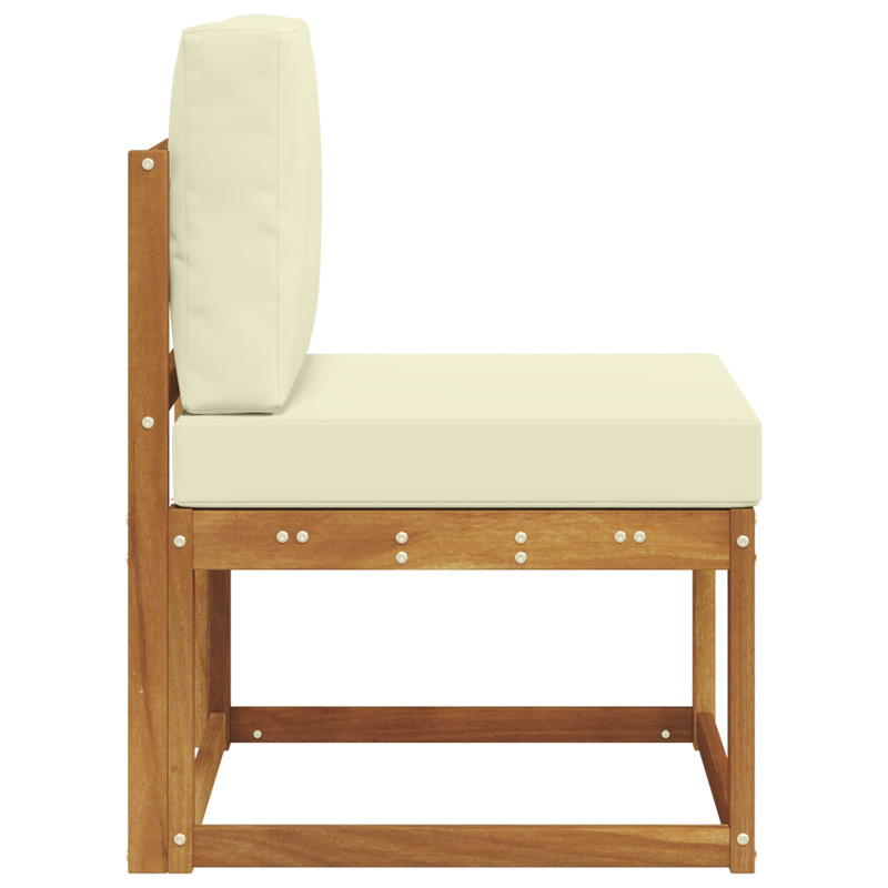 Środkowa sofa ogrodowa Lite Drewno Akacji
