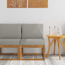 Środkowa sofa ogrodowa Lite Drewno Akacji
