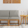 Środkowa sofa ogrodowa Lite Drewno Akacji