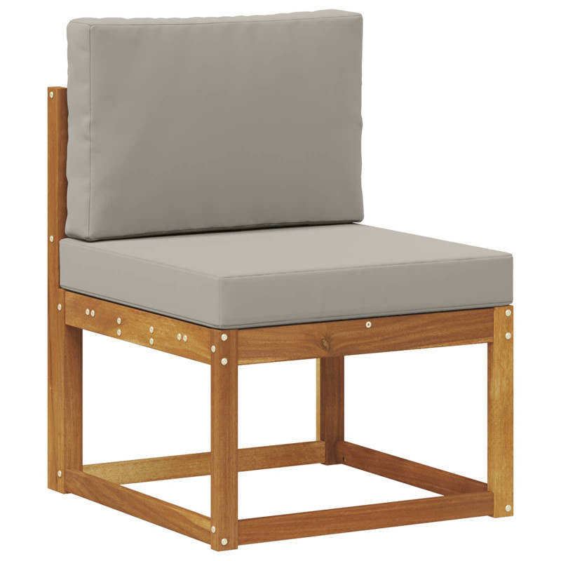 Środkowa sofa ogrodowa Lite Drewno Akacji