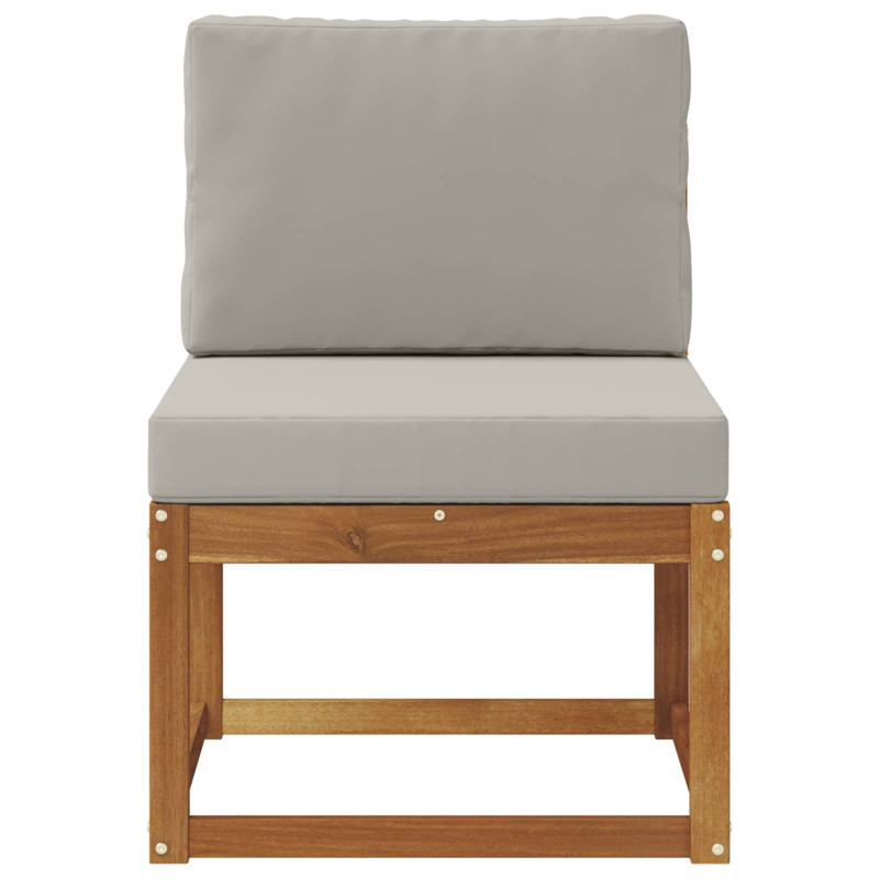 Środkowa sofa ogrodowa Lite Drewno Akacji