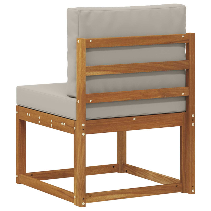 Środkowa sofa ogrodowa Lite Drewno Akacji
