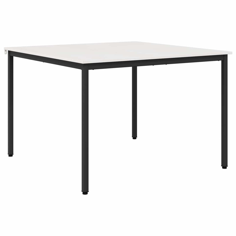 Stół jadalny Biały 110 x 110 x 75 cm Lite drewno sosnowe