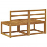2 Sztuka Środkowa sofa ogrodowa Lite Drewno Akacji Naturalny