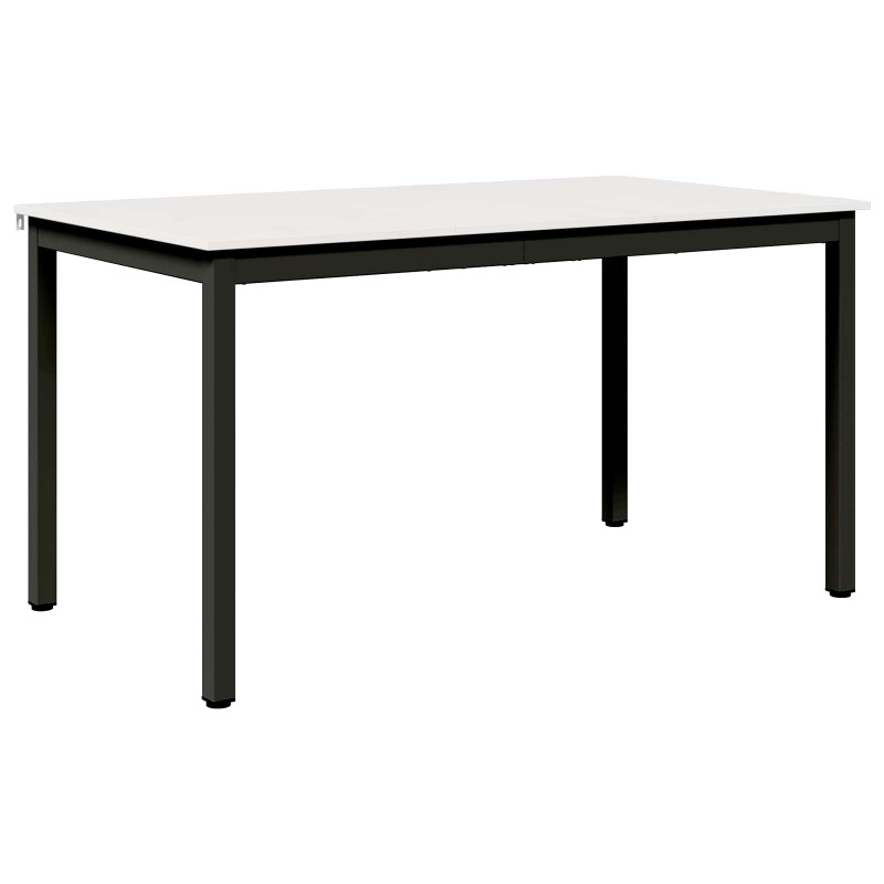 Stół jadalny Biały 140 x 80 x 75 cm Lite drewno sosnowe