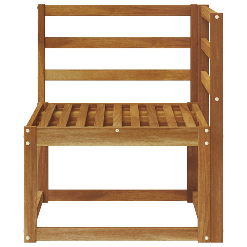 Sofa narożna na zewnątrz Lite Drewno Akacji Naturalny