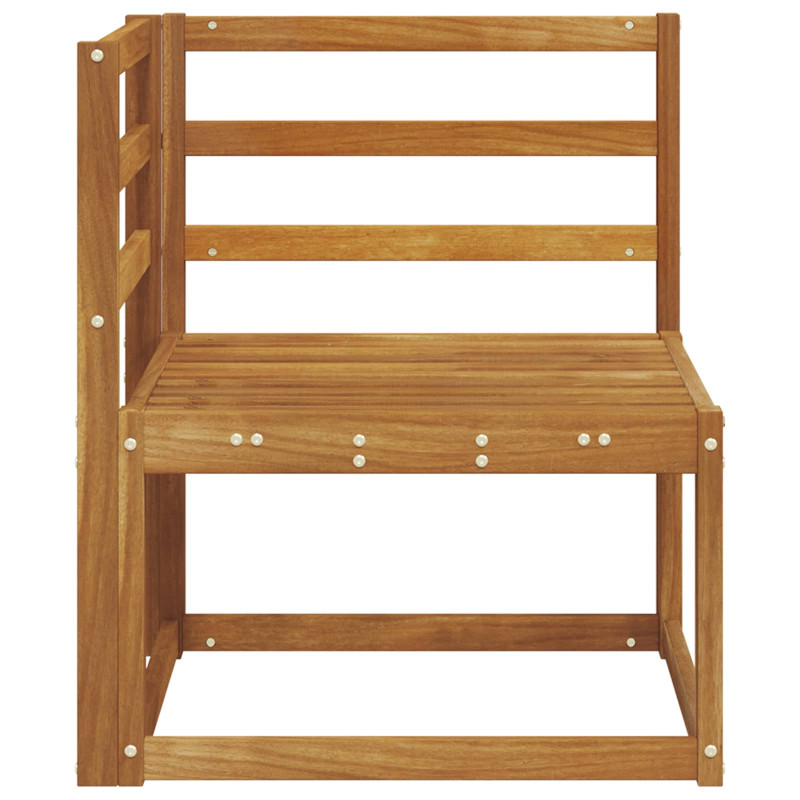 Sofa narożna na zewnątrz Lite Drewno Akacji Naturalny