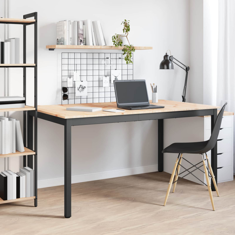 Stół jadalny Naturalny 150 x 90 x 75 cm Lite drewno sosnowe