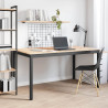 Stół jadalny Naturalny 150 x 90 x 75 cm Lite drewno sosnowe