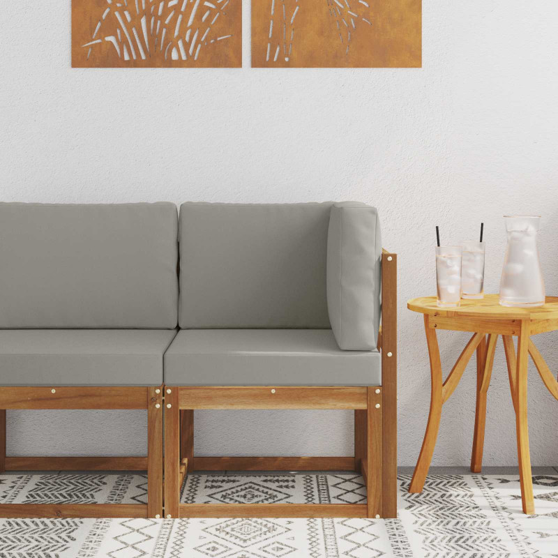 Sofa narożna na zewnątrz Lite Drewno Akacji