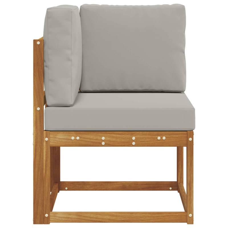 Sofa narożna na zewnątrz Lite Drewno Akacji