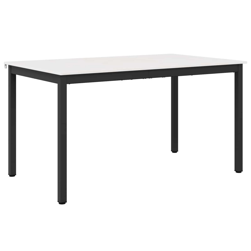 Stół jadalny Biały 150 x 90 x 75 cm Lite drewno sosnowe