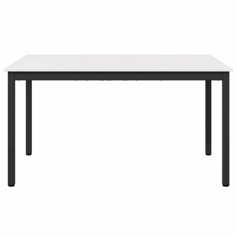 Stół jadalny Biały 150 x 90 x 75 cm Lite drewno sosnowe