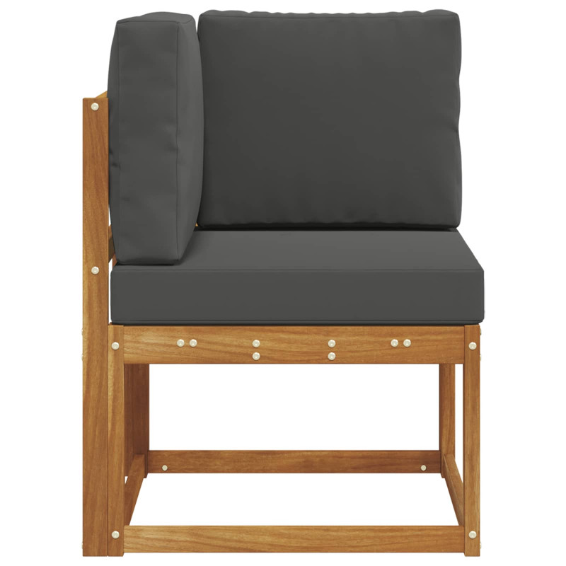 Sofa narożna na zewnątrz Lite Drewno Akacji