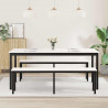 Stół jadalny Biały 180 x 90 x 75 cm Lite drewno sosnowe