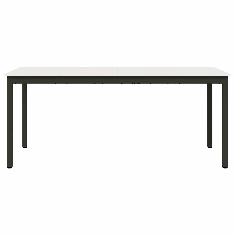 Stół jadalny Biały 180 x 90 x 75 cm Lite drewno sosnowe