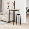 Stół barowy Naturalny 60 x 60 x 105 cm Lite drewno sosnowe