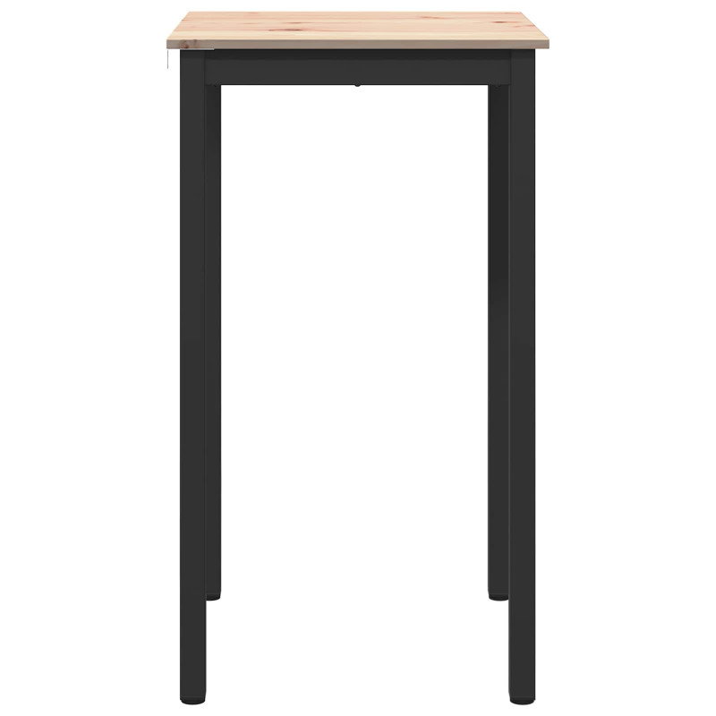 Stół barowy Naturalny 60 x 60 x 105 cm Lite drewno sosnowe