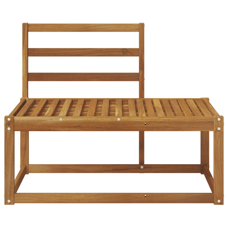 Sofa końcowa na zewnątrz Naturalny 91 x 63 x 73 cm