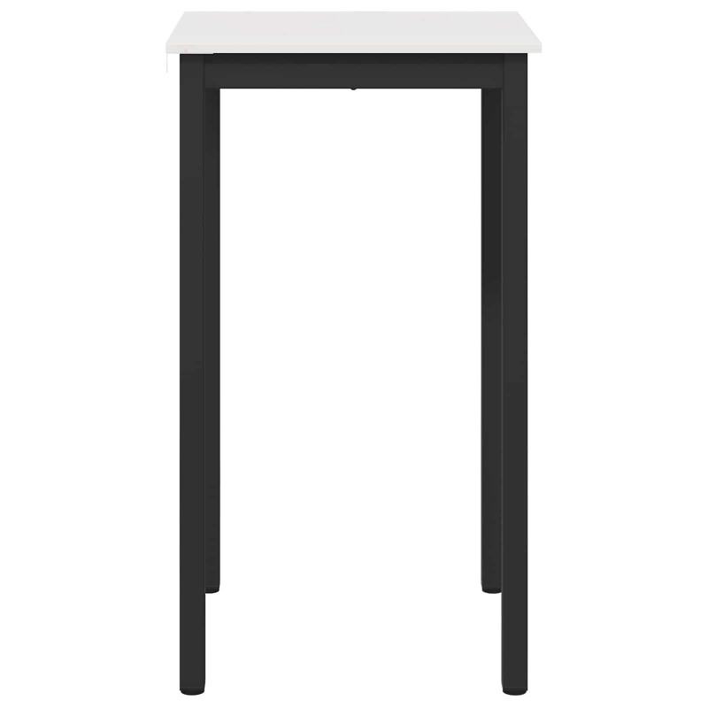 Stół barowy Biały 60 x 60 x 105 cm Lite drewno sosnowe