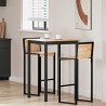 Stół barowy Naturalny 70 x 70 x 105 cm Lite drewno sosnowe