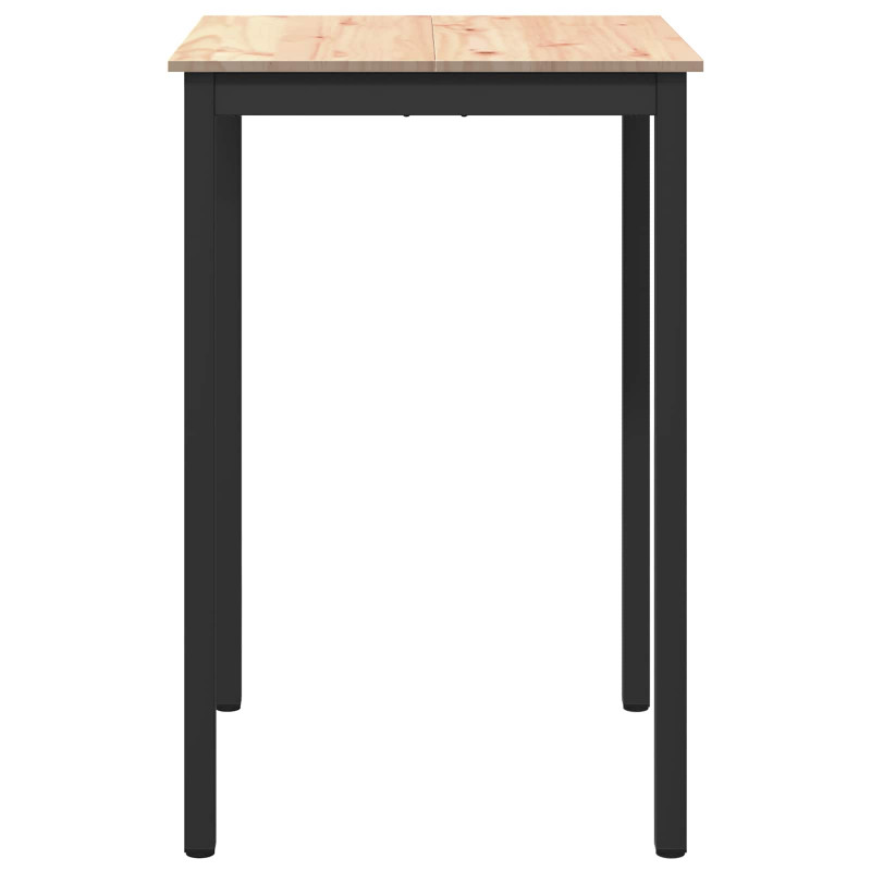Stół barowy Naturalny 70 x 70 x 105 cm Lite drewno sosnowe