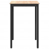 Stół barowy Naturalny 70 x 70 x 105 cm Lite drewno sosnowe