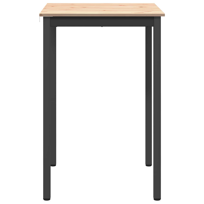 Stół barowy Naturalny 70 x 70 x 105 cm Lite drewno sosnowe