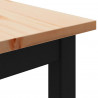 Stół barowy Naturalny 70 x 70 x 105 cm Lite drewno sosnowe
