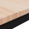 Stół barowy Naturalny 70 x 70 x 105 cm Lite drewno sosnowe