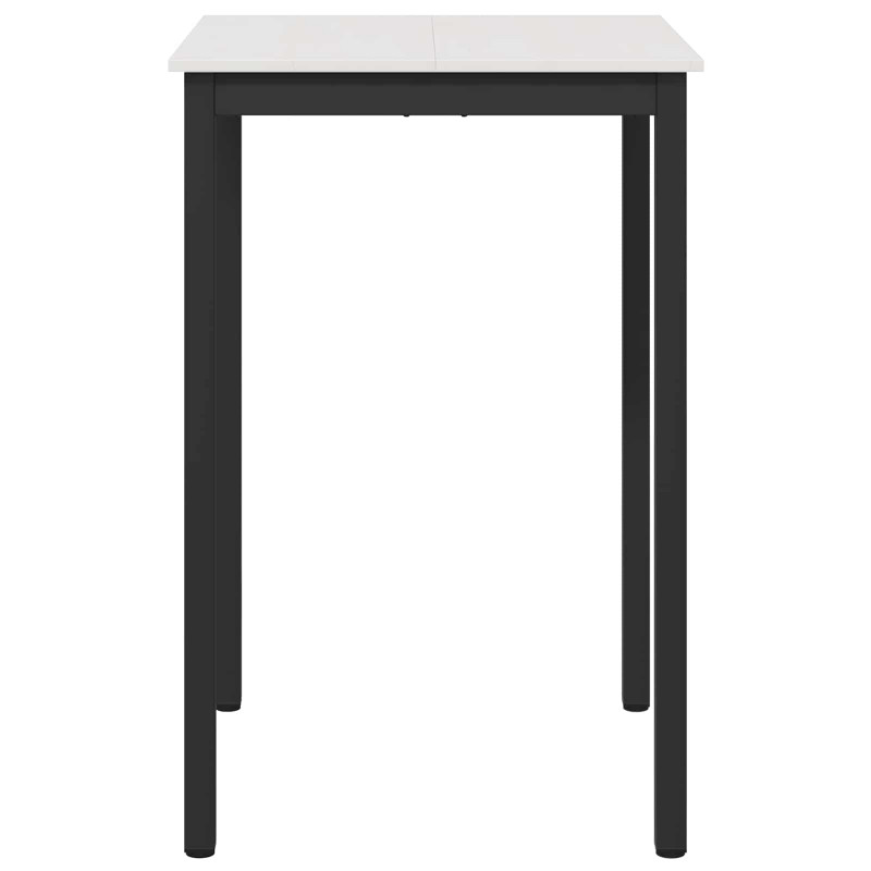 Stół barowy Biały 70 x 70 x 105 cm Lite drewno sosnowe
