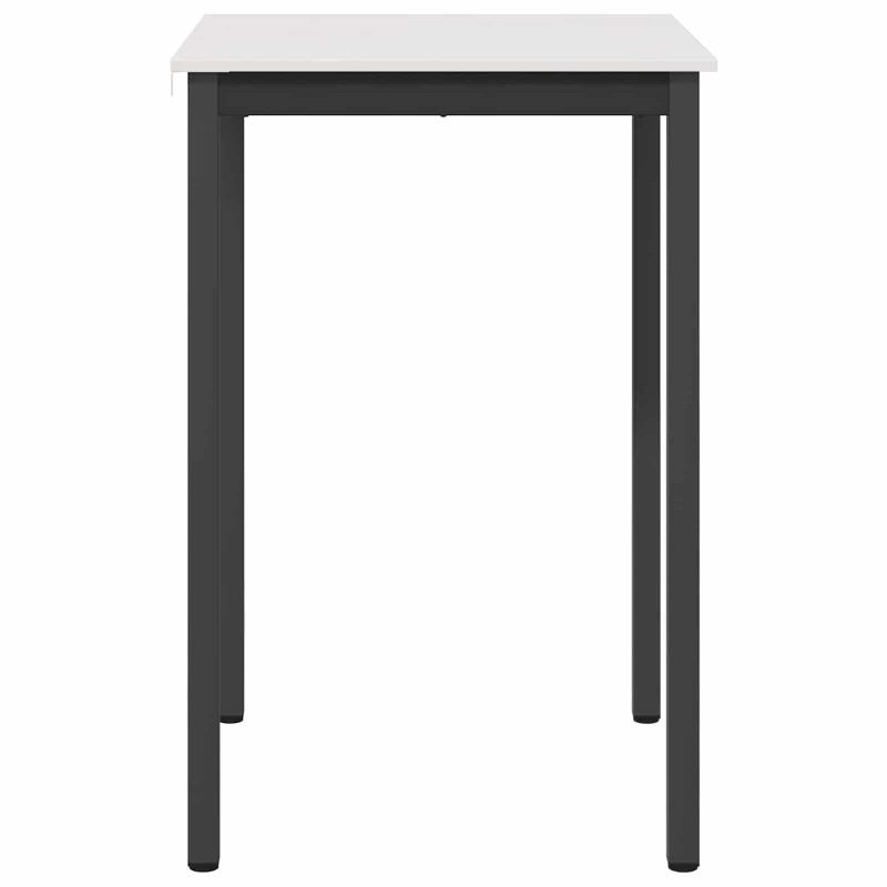 Stół barowy Biały 70 x 70 x 105 cm Lite drewno sosnowe