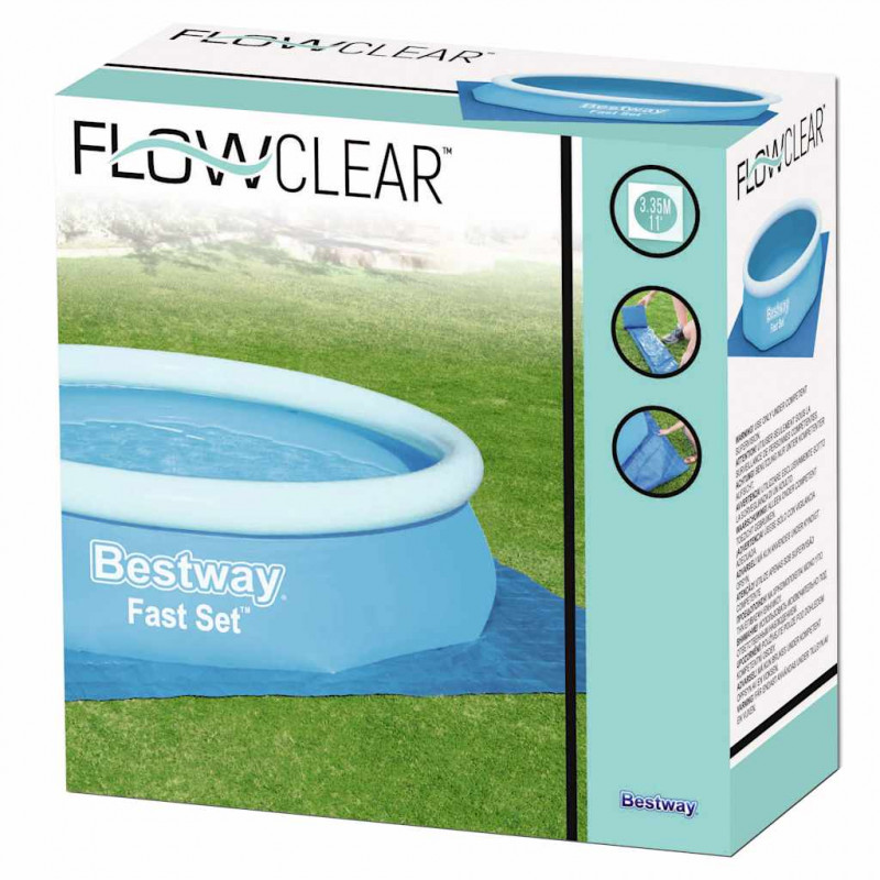 Bestway Mata pod basen Flowclear, 335 x 335 cm