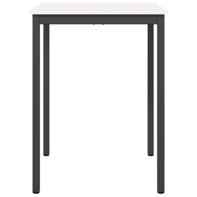 Stół barowy Biały 80 x 80 x 105 cm Lite drewno sosnowe