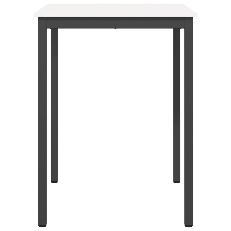 Stół barowy Biały 80 x 80 x 105 cm Lite drewno sosnowe