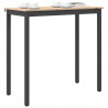 Stół barowy Naturalny 110 x 55 x 105 cm Lite drewno sosnowe