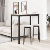 Stół barowy Naturalny 110 x 55 x 105 cm Lite drewno sosnowe