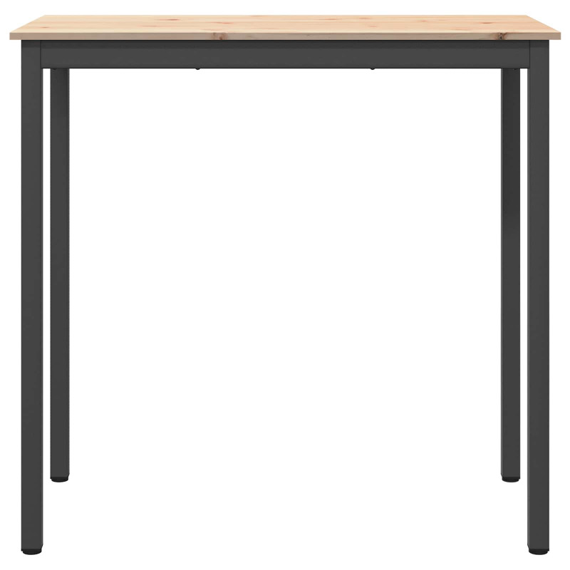 Stół barowy Naturalny 110 x 55 x 105 cm Lite drewno sosnowe