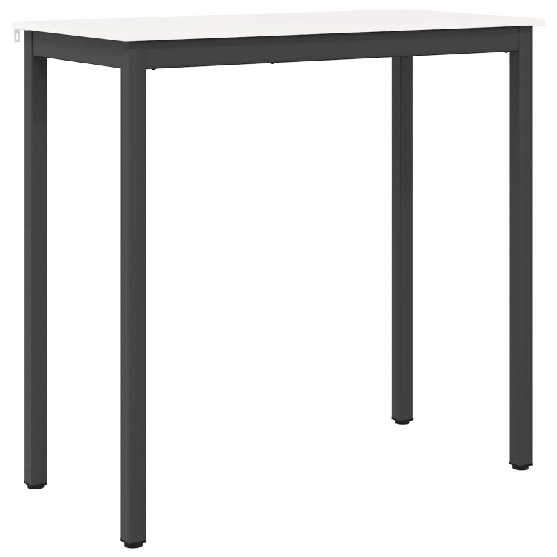 Stół barowy Biały 110 x 55 x 105 cm Lite drewno sosnowe