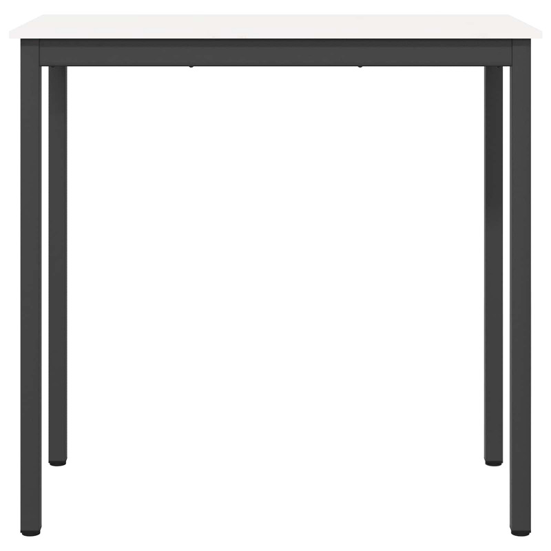Stół barowy Biały 110 x 55 x 105 cm Lite drewno sosnowe