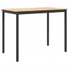Stół barowy Naturalny 140 x 80 x 105 cm Lite drewno sosnowe