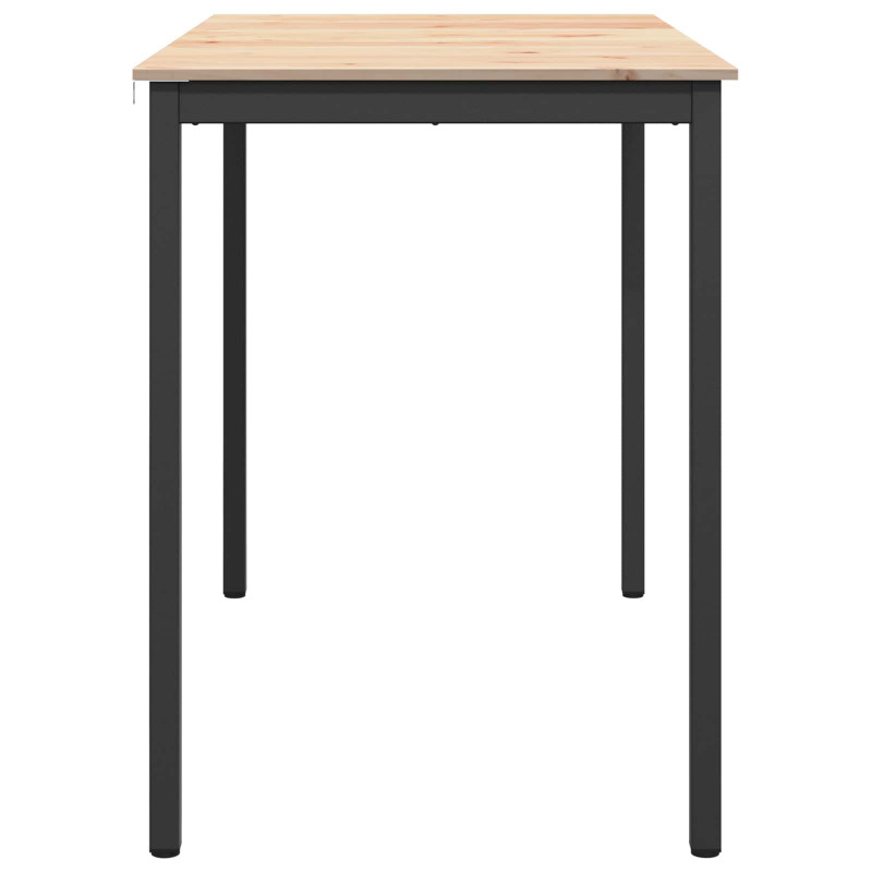Stół barowy Naturalny 140 x 80 x 105 cm Lite drewno sosnowe