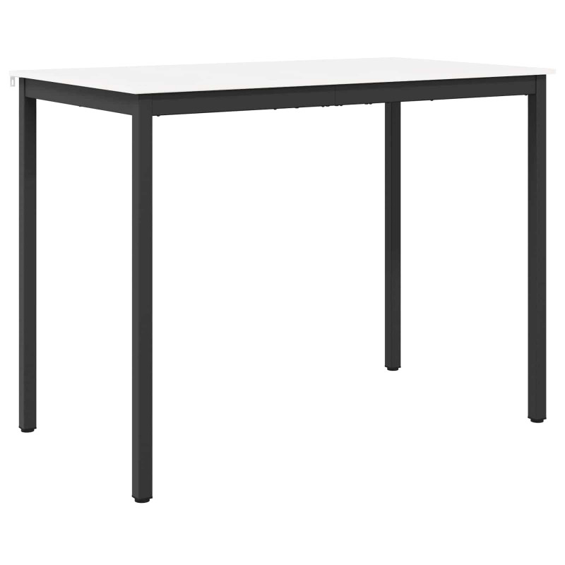 Stół barowy Biały 140 x 80 x 105 cm Lite drewno sosnowe