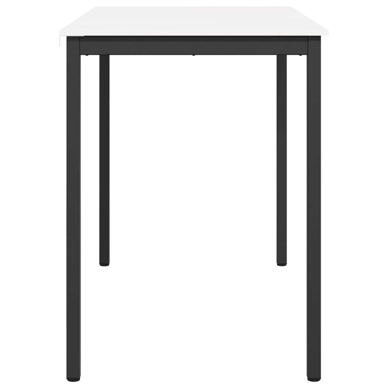 Stół barowy Biały 140 x 80 x 105 cm Lite drewno sosnowe