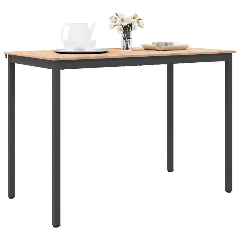 Stół barowy Naturalny 150 x 80 x 105 cm Lite drewno sosnowe