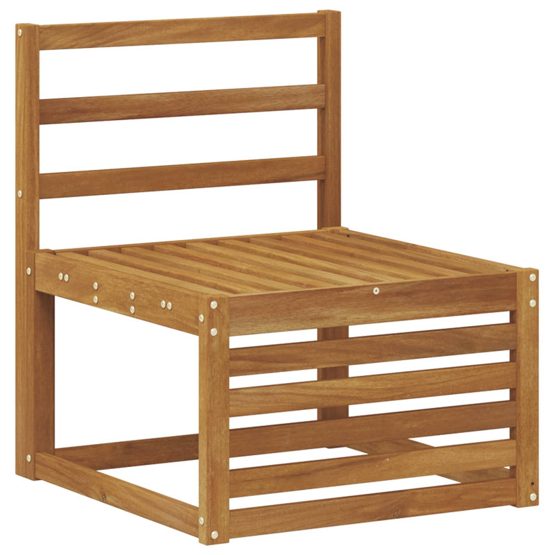 Środkowa sofa ogrodowa Lite Drewno Akacji Naturalny