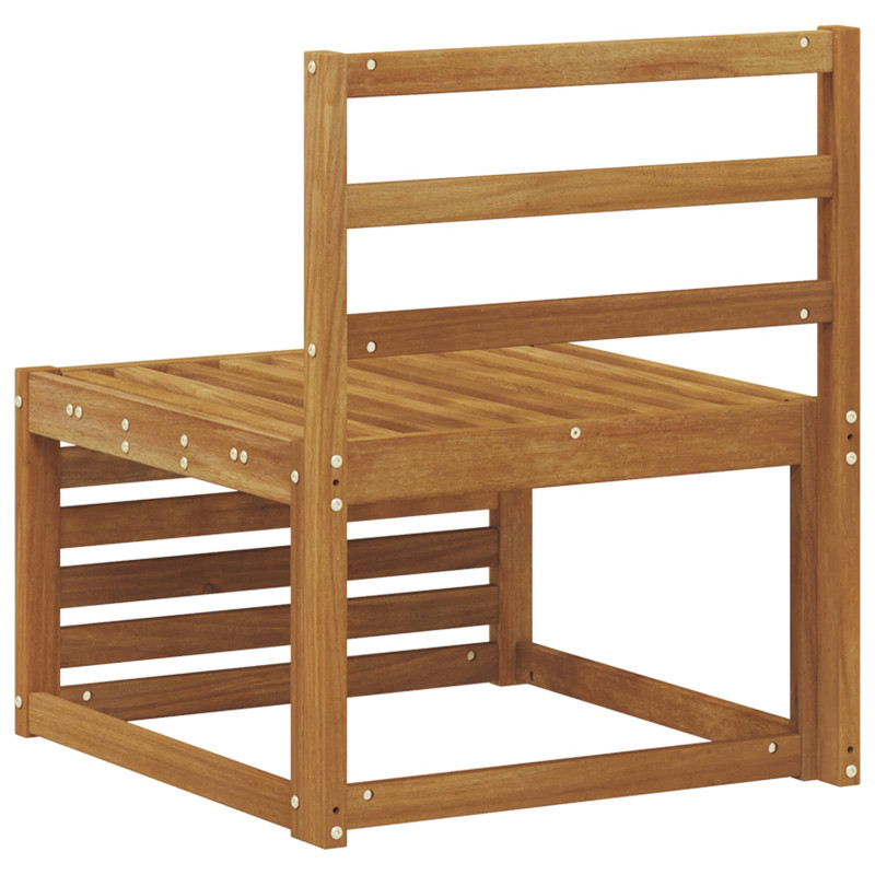 Środkowa sofa ogrodowa Lite Drewno Akacji Naturalny
