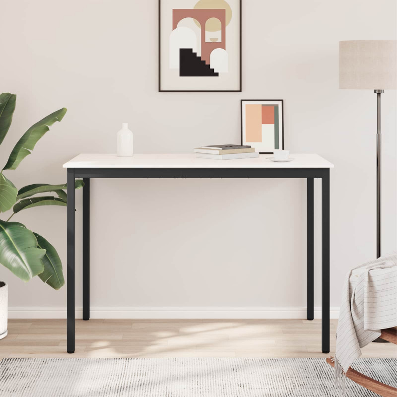 Stół barowy Biały 150 x 80 x 105 cm Lite drewno sosnowe